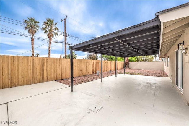 516 Donner St, Las Vegas, NV 89107 - fenced backyard with a patio area
