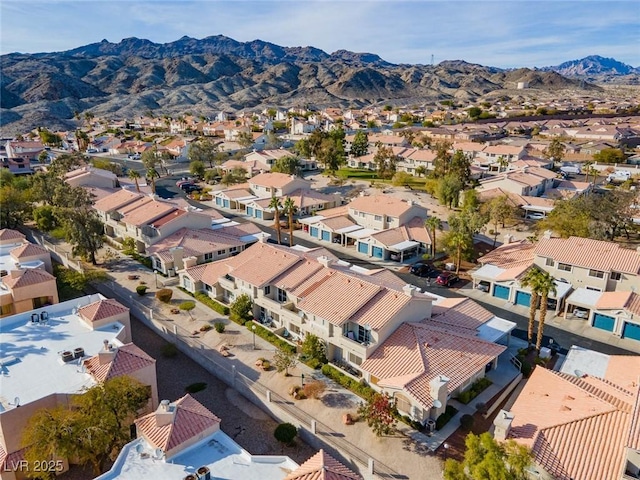 2219 Rugged Mesa Dr, Laughlin, NV 89029 - aerial perspective of suburban area featuring mountains