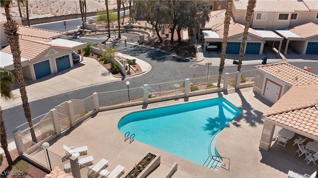 2219 Rugged Mesa Dr, Laughlin, NV 89029 - community pool with a residential view