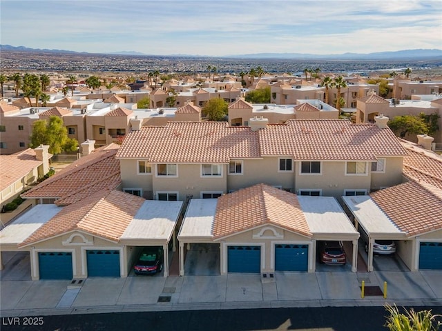 2219 Rugged Mesa Dr, Laughlin, NV 89029 - aerial view of residential area with mountains