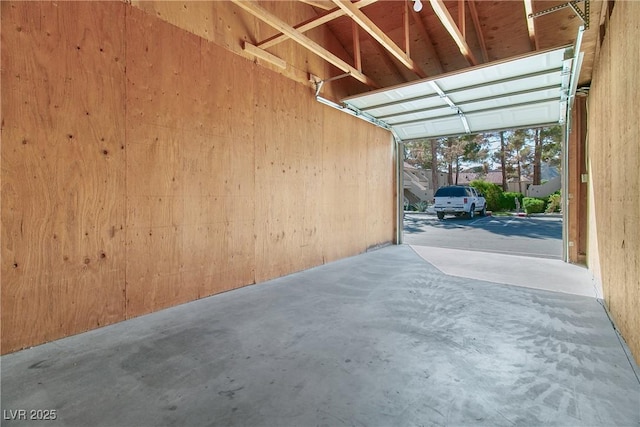 3740 Desert Marina Dr Unit 7, Laughlin, NV 89029 - garage with wooden walls