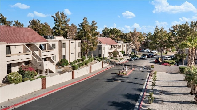 3740 Desert Marina Dr Unit 7, Laughlin, NV 89029 - view of asphalt road with curbs, sidewalks, and a residential view