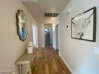 2712 Rialto Rd, Las Vegas, NV 89108 - hallway featuring wood finished floors
