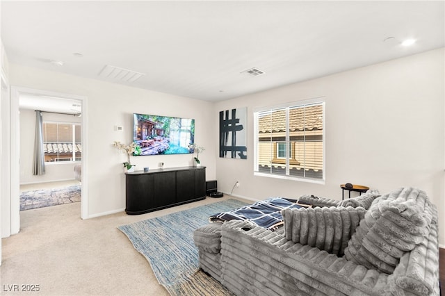 10940 Oregano Ave, Las Vegas, NV 89166 - living room featuring carpet flooring and baseboards