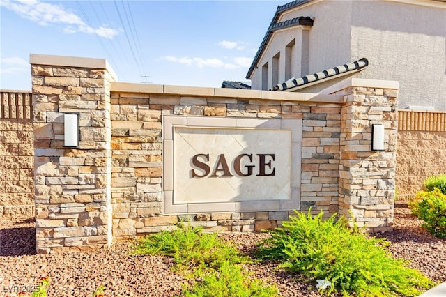10940 Oregano Ave, Las Vegas, NV 89166 - view of community sign