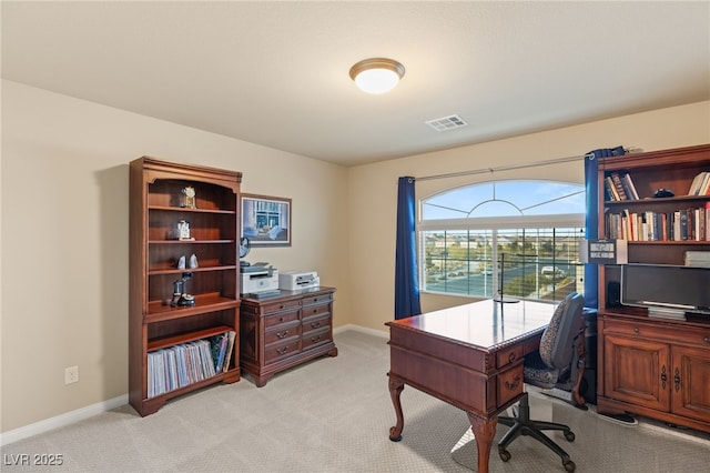 6595 Creekside Cellars Ct, Las Vegas, NV 89139 - office area featuring light carpet and baseboards