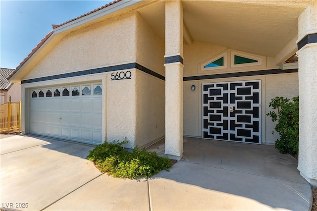 5600 Segolilly Cir, Las Vegas, NV 89130 - garage with concrete driveway