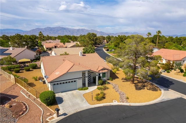 5600 Segolilly Cir, Las Vegas, NV 89130 - aerial perspective of suburban area with a mountainous background