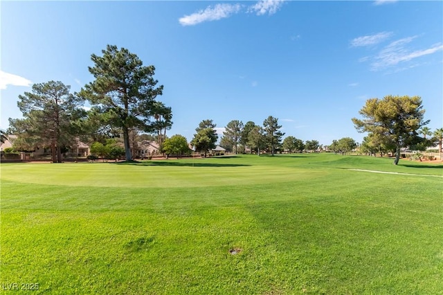 5600 Segolilly Cir, Las Vegas, NV 89130 - view of home's community featuring a lawn and view of golf course