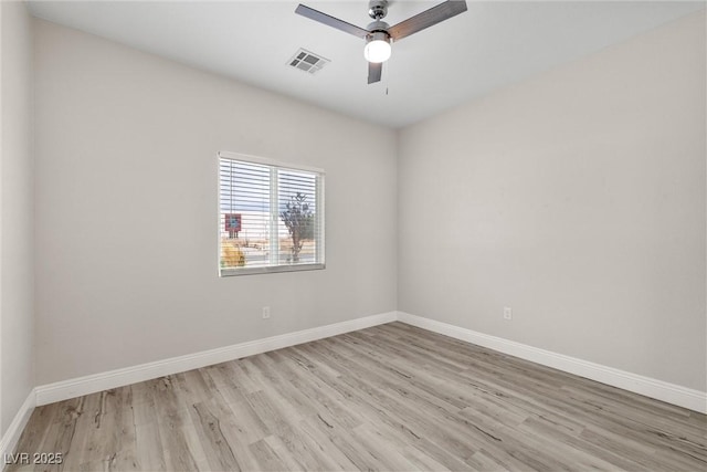 2120 Upland Ave, Pahrump, NV 89048 - spare room featuring wood finished floors and a ceiling fan