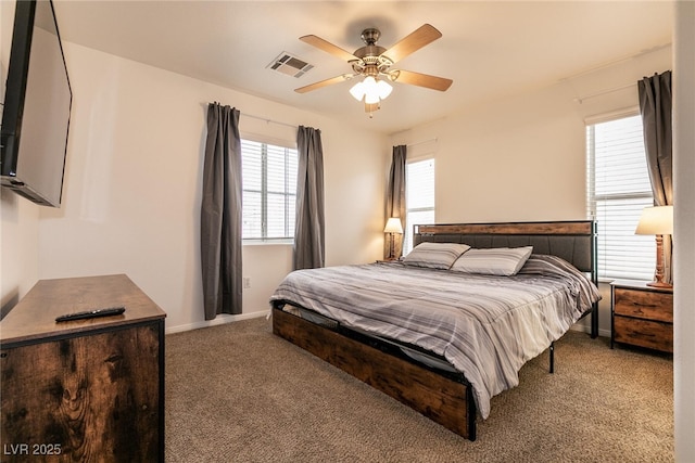 3412 Bearpin Gap Ln, Las Vegas, NV 89129 - bedroom featuring carpet and ceiling fan