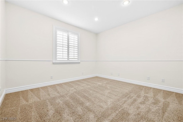 2477 Adobe Wells Dr, Logandale, NV 89021 - unfurnished room with recessed lighting and carpet floors