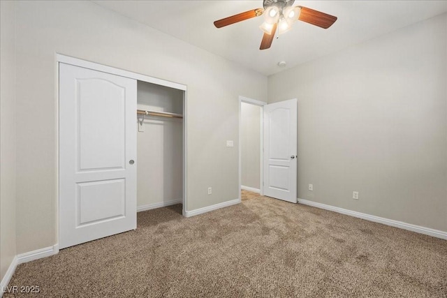 924 Crescent Falls St, Henderson, NV 89011 - unfurnished bedroom with carpet, a closet, and ceiling fan