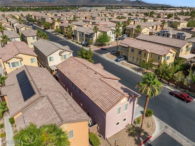 8065 Retriever Ave, Las Vegas, NV 89147 - aerial view of residential area with a mountain backdrop