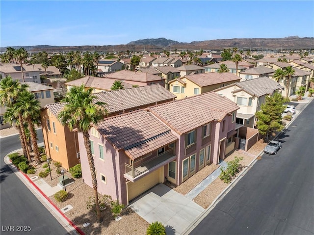 8065 Retriever Ave, Las Vegas, NV 89147 - aerial view of residential area with mountains