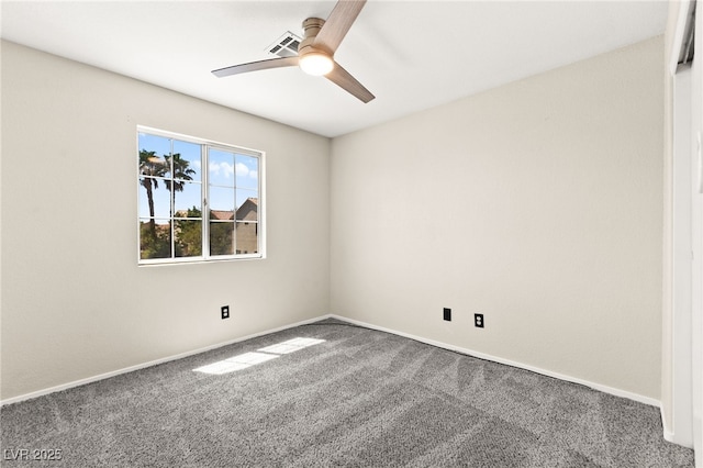6044 Seneca Springs St, Las Vegas, NV 89130 - spare room with carpet floors and a ceiling fan