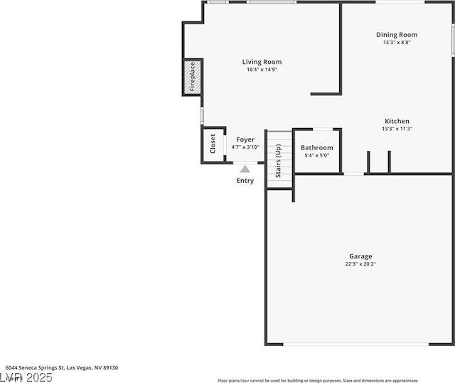6044 Seneca Springs St, Las Vegas, NV 89130 - view of room layout