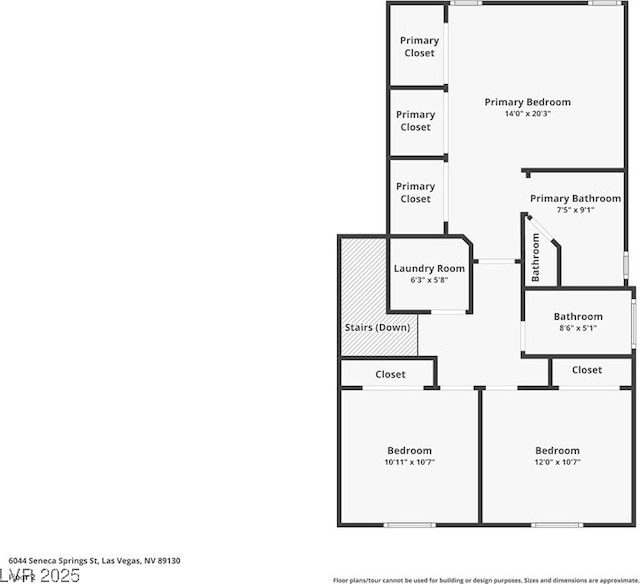 6044 Seneca Springs St, Las Vegas, NV 89130 - view of home floor plan