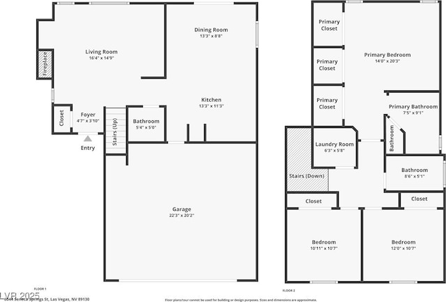 6044 Seneca Springs St, Las Vegas, NV 89130 - view of room layout