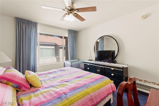 3152 Tarpon Dr Unit 203, Las Vegas, NV 89120 - carpeted bedroom featuring ceiling fan