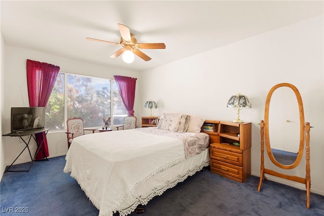 3152 Tarpon Dr Unit 203, Las Vegas, NV 89120 - carpeted bedroom with ceiling fan