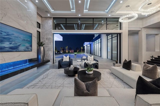 10891 Stardust Dr, Las Vegas, NV 89135 - community lobby featuring recessed lighting