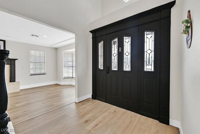 2740 Family Ct, Las Vegas, NV 89117 - entryway featuring wood finished floors and baseboards