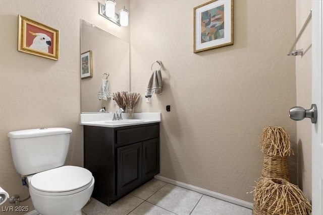 6301 Beavertail Pond Ave, Las Vegas, NV 89122 - bathroom with vanity and tile patterned flooring