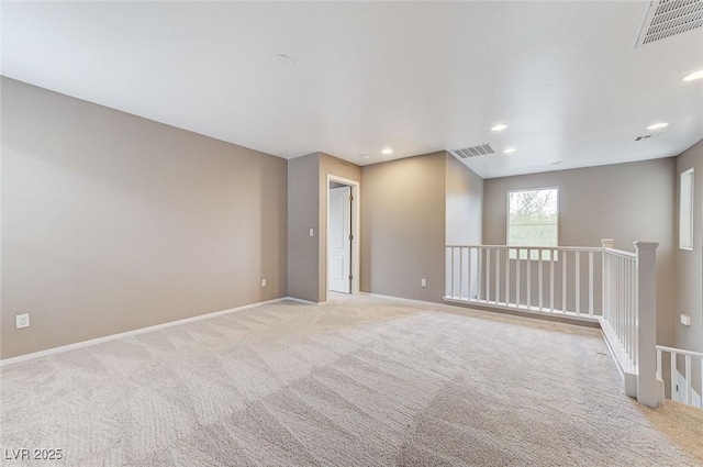 7534 Earnshaw Ave, Las Vegas, NV 89179 - carpeted spare room with baseboards and recessed lighting