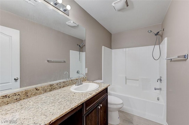7534 Earnshaw Ave, Las Vegas, NV 89179 - full bathroom featuring vanity, shower / bath combination, and wood finished floors