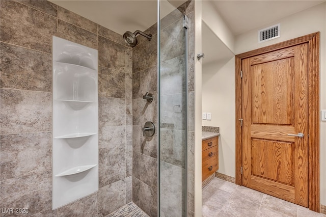 7045 Edna Ave, Las Vegas, NV 89117 - full bath featuring a stall shower and vanity