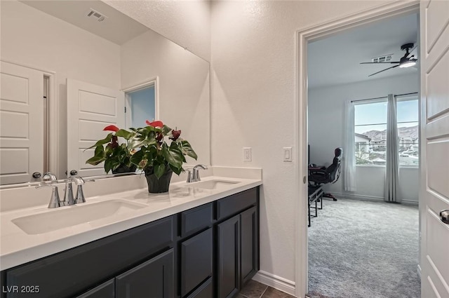 2821 Gaffer Film St, Las Vegas, NV 89156 - bathroom with double vanity