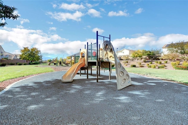1213 Bistro Bay Ave, North Las Vegas, NV 89086 - community jungle gym featuring a lawn
