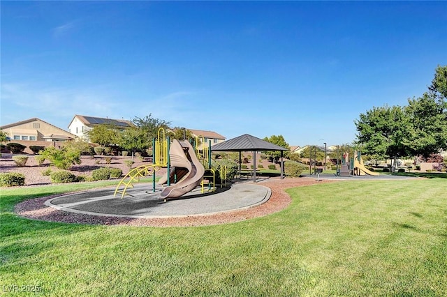 1213 Bistro Bay Ave, North Las Vegas, NV 89086 - community playground with a yard and a gazebo