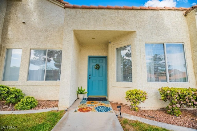2251 Vangogh Dr, Henderson, NV 89074 - view of exterior entry with stucco siding
