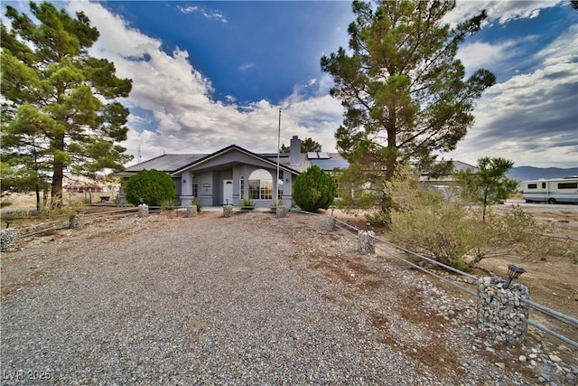 2910 Sunset St, Pahrump, NV 89060 - view of front of property with solar panels