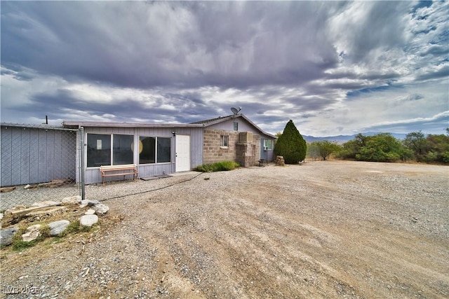 2910 Sunset St, Pahrump, NV 89060 - rear view of property