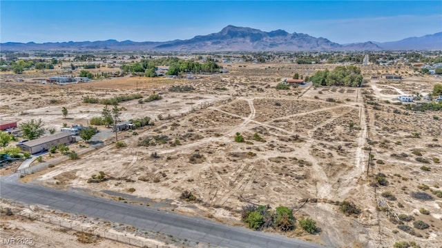 2090 Shady Ln, Pahrump, NV 89060 - overview of rural landscape featuring a desert landscape and mountains