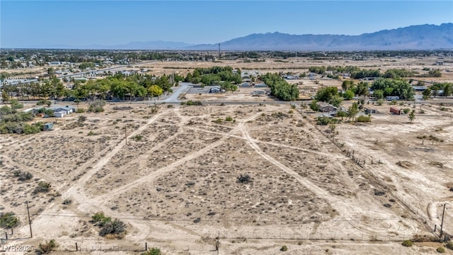 2090 Shady Ln, Pahrump, NV 89060 - overview of rural landscape with a mountain backdrop