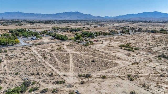 2090 Shady Ln, Pahrump, NV 89060 - overview of rural landscape with a desert landscape and mountains