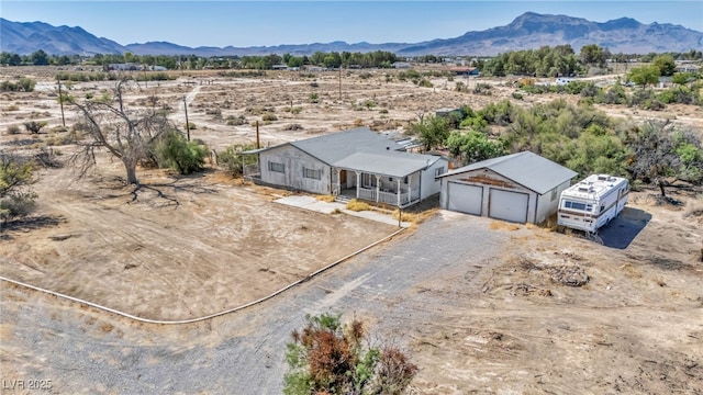 2090 Shady Ln, Pahrump, NV 89060 - view of rural area with a mountain backdrop and a desert landscape