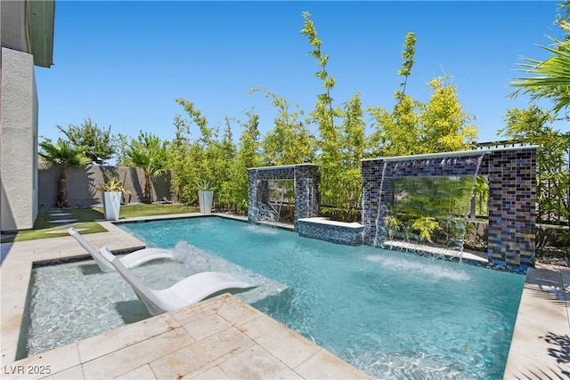 6234 Amber View St, Las Vegas, NV 89135 - swimming pool with a fenced backyard