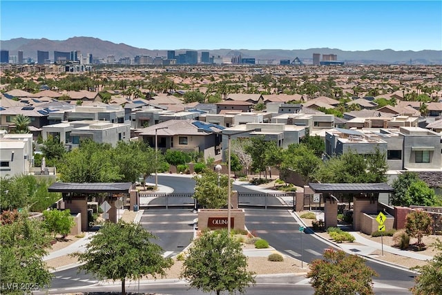 6234 Amber View St, Las Vegas, NV 89135 - view of community with a mountain view and a residential view