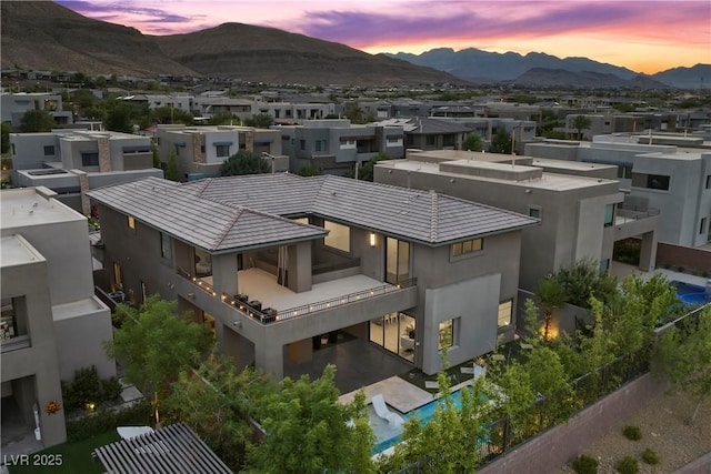 6234 Amber View St, Las Vegas, NV 89135 - view of mountain backdrop featuring nearby suburban area