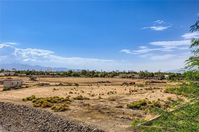 2792 Fountain Ridge Ln, Henderson, NV 89074 - view of yard featuring a mountain view and a rural view