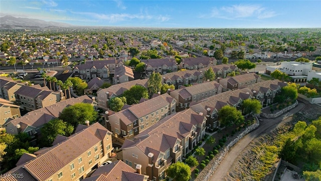 2792 Fountain Ridge Ln, Henderson, NV 89074 - aerial overview of property's location with nearby suburban area