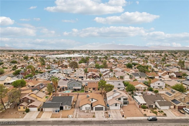 7000 Paddington Way, Las Vegas, NV 89147 - aerial perspective of suburban area featuring a mountain backdrop