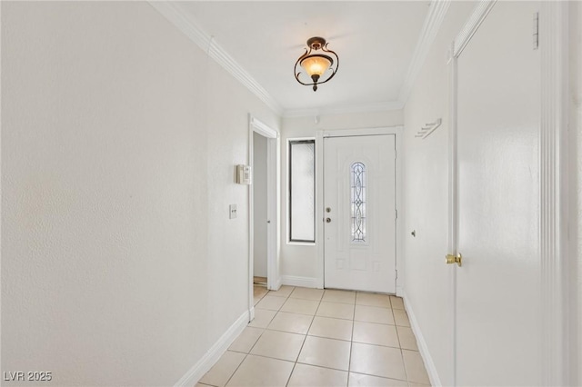 7000 Paddington Way, Las Vegas, NV 89147 - entryway with crown molding and light tile patterned floors