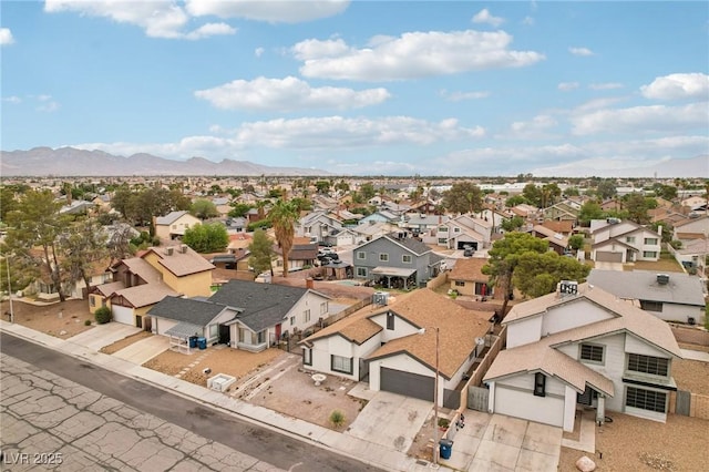 7000 Paddington Way, Las Vegas, NV 89147 - aerial view of residential area with a mountainous background