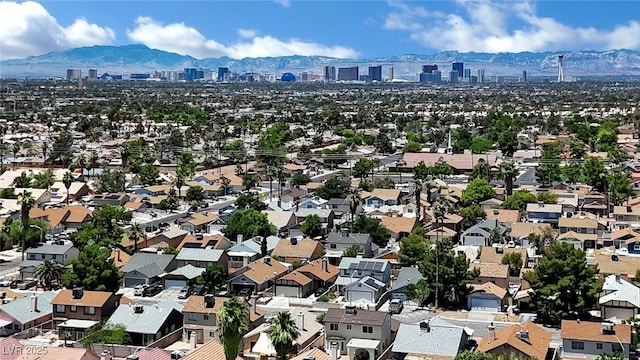 1676 Divinity St, Las Vegas, NV 89142 - bird's eye view of a mountain backdrop